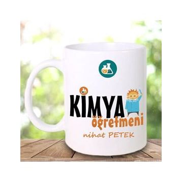 Kimya Öğretmeni Kupa Bardak