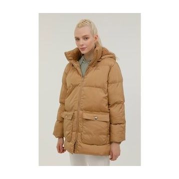 Kinetix W-Bella Coat 2PR Camel Kadın Kaban