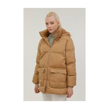 Kinetix W-Bella Coat 2PR Camel Kadın Kaban
