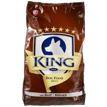 King 3 kg Adult Dog 18/7 Beef Biftekli Köpek Maması