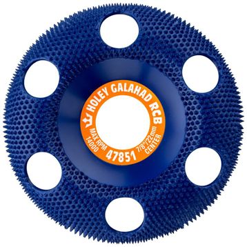 King Arthur's Tools 47851 RCB Holey Galahad Kaba Mavi Törpü Disk