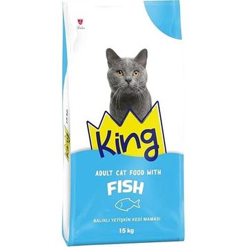 King Balıklı 15 kg Kedi Maması