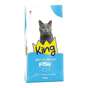 King Balıklı 15 kg Kedi Maması