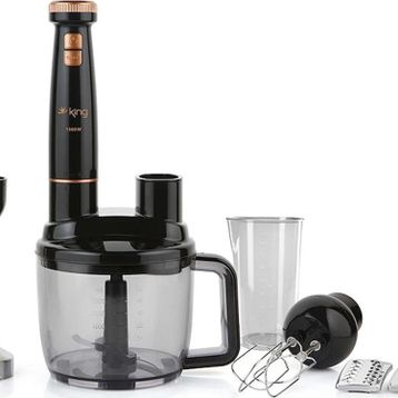 King Boide Siyah 1500 W Blender Set