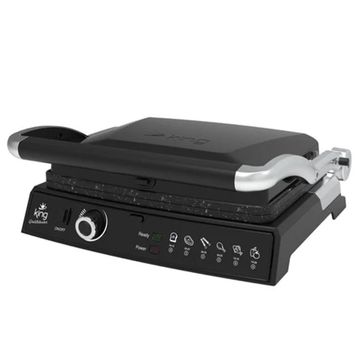King K-462S Grill Master Siyah Izgara ve Tost Makinesi