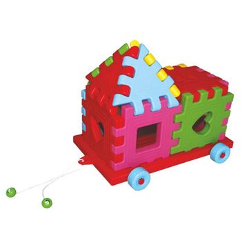 King Kids 12 Parça Lp 5011 Arabalı Puzzle