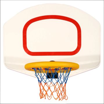 King Kids Beyaz Kırmızı Plastik Duvar Tipli Basket Potası