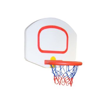 King Kids Beyaz Kırmızı Plastik Duvar Tipli Basket Potası