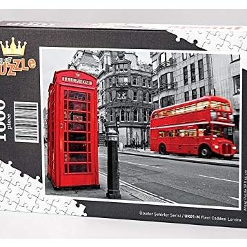 King Of Puzzle Fleet Caddesi Londra 1000 Parça Puzzle