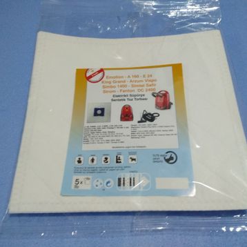 King Şampiyon K 272 Kumaş Bez 3 Katlı King 5 Adet Uyumlu Süpürge Toz Torbası