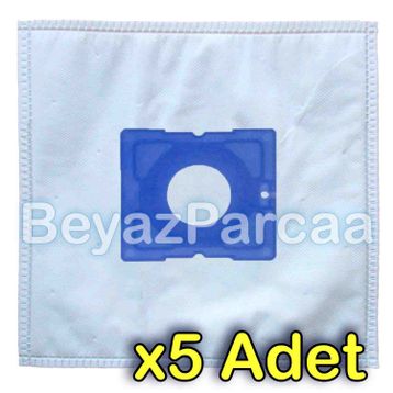 King Şampiyon K 272 Kumaş Bez 3 Katlı King 5 Adet Uyumlu Süpürge Toz Torbası