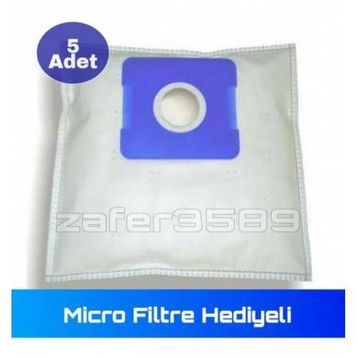 King Silencio K 257 Kumaş Bez 3 Katlı King 5 Adet Uyumlu Süpürge Toz Torbası