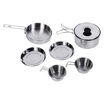 KingCamp Backpacker Silver 2 Kişi Yemek Set
