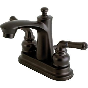 Kingston Brass FB7625NML Napoli 4" Bronz Centerset Banyo Bataryası