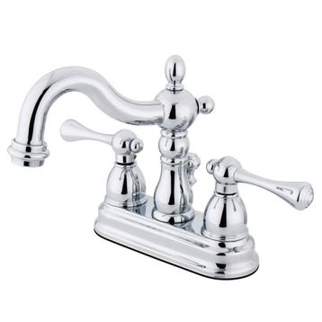Kingston Brass KS1601BL Heritage Merkez Seti Pirinç Açılır Lavabo Bataryası