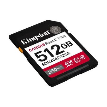Kingston Canvas React Plus SDR2V6/512GB Class 10 UHS-II U3 V60 512 GB Hafıza Kartı