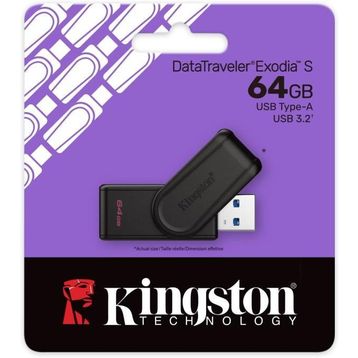Kingston DataTraveler Exodia S DTXS/64GB 64 GB Flash Bellek