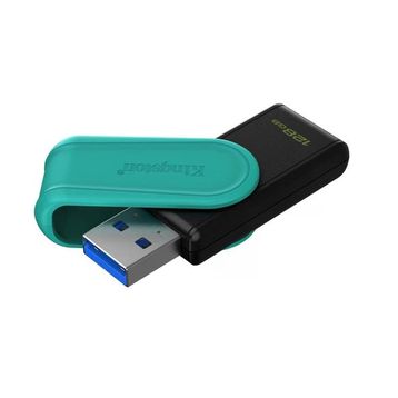 Kingston DTXS-128GB 128 GB Portable USB 3.2 GeN1 Datatraveler Exodias Black Turquoise Flash Bellek