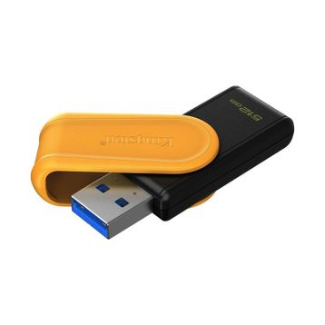Kingston DTXS-512GB 512 GB Portable USB 3.2 GeN1 Datatraveler Exodias Black Yellow Flash Bellek
