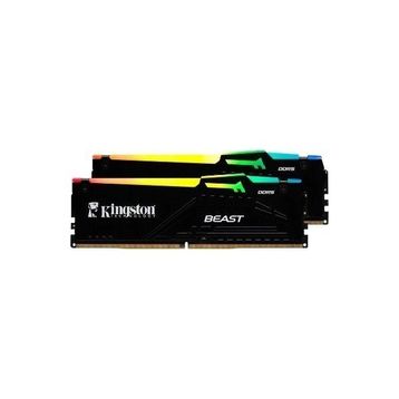 Kingston KF560C30BBEAK2-64TR Beast RGB Expo 64 GB DDR5 6000 MHz CL30 Masaüstü Performans RAM Kit