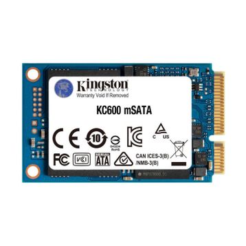 Kingston SKC600MS/1024G 1 TB 550/520 MB/s Msata 22x42 Harddisk SSD