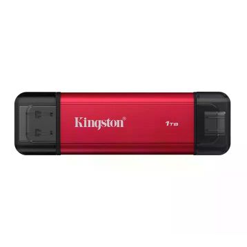 Kingston SPSD/1TB 1 TB USB 3.2 GeN 2.2 Type-C Mini Kırmızı Taşınabilir SSD