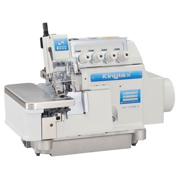 Kingtex KN-0033 UHD-9004-243-M14/SS033/CV08F Direct Drive 4 İplik İplik Kesmeli Ayak Kaldırmalı Overlok Makinesi