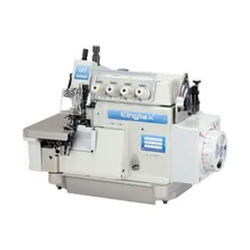 Kingtex KN-0035 UHD-9105-553-X16/US040/CV08F Direct Drive 5 İplik İplik Kesmeli Ayak Kaldırmalı Kot Overlok Makinesi