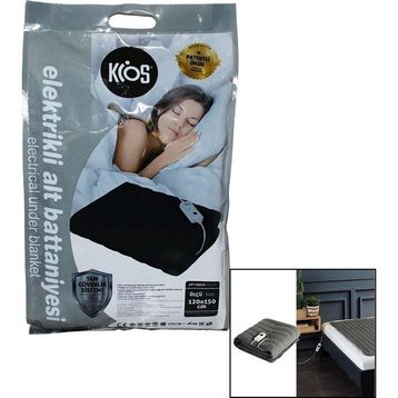 Kios Çift Kişilik 120x150 cm Tam Güvenlik Sistemi Elektrikli Alt Battaniye