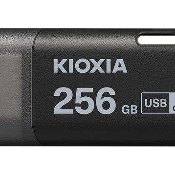 Kioxia 256 GB U301 Siyah USB 3.2 Gen 1 Flash Bellek