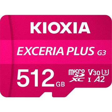 Kioxia Exceria Plus G3 LMPL3M512GG2 Class 10 UHS-I U3 A1 V30 512 GB Micro SD Kart