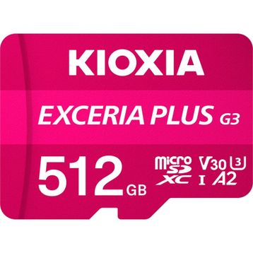 Kioxia Exceria Plus G3 LMPL3M512GG2 Class 10 UHS-I U3 A1 V30 512 GB Micro SD Kart