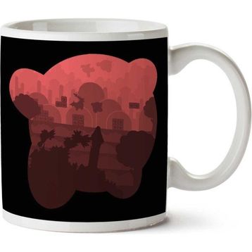 Kirby Silhouette Baskılı Kupa
