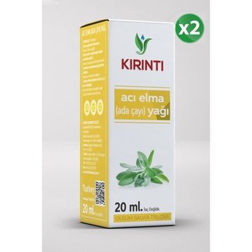 Kırıntı 2 Adet 20 ml Acı Elma Yağı