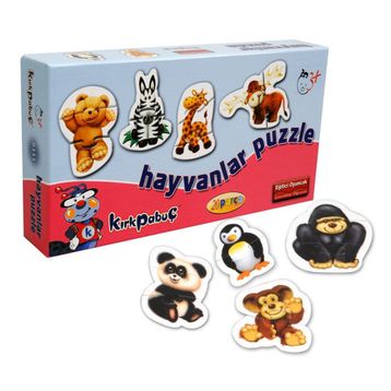 Kırkpabuç Hayvanlar 20 Parça Puzzle