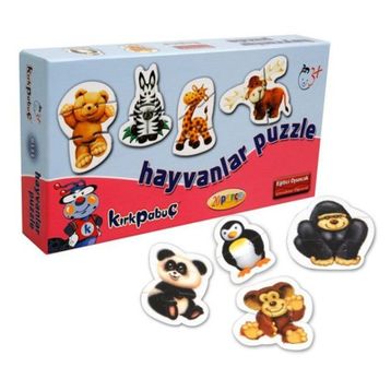 Kırkpabuç Hayvanlar 20 Parça Puzzle