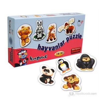 Kırkpabuç Hayvanlar 20 Parça Puzzle