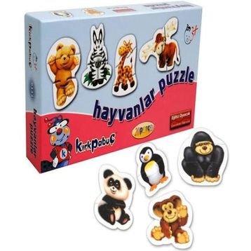 Kırkpabuç Hayvanlar 20 Parça Puzzle