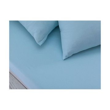 Kırmızı Home Mavi Çift Kişilik Lastikli Çarşaf Seti