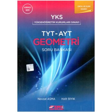 Kırmızı Seri TYT AYT Geometri Soru Bankası Esen Yayınları