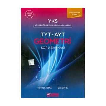 Kırmızı Seri TYT AYT Geometri Soru Bankası Esen Yayınları