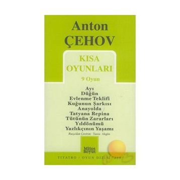 KISA OYUNLARI - ANTON PAVLOVİÇ ÇEHOV
