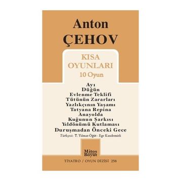KISA OYUNLARI - ANTON PAVLOVİÇ ÇEHOV