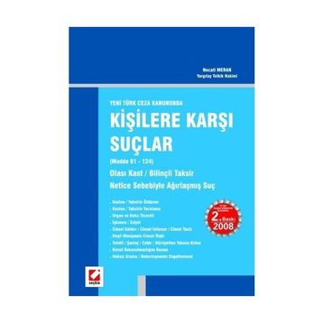KİŞİLERE KARŞI SUÇLAR - MUSTAFA ARTUÇ