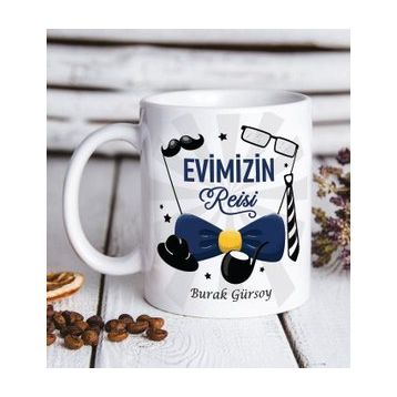 Kişiye Özel Babalar Günü Evimizin Reisi Kupa