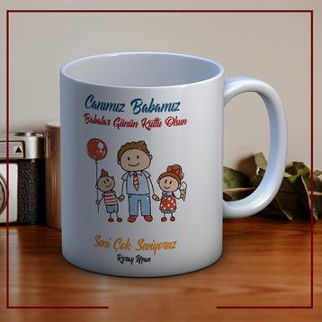 Kişiye Özel Canım Babamız Kupa