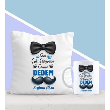 Kişiye Özel Canım Dedem Tasarımlı Kupa