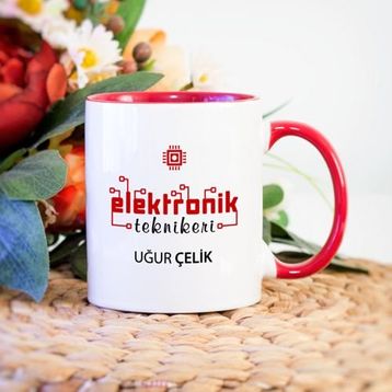 Kişiye Özel Elektronik Teknikeri Kupa Bardak