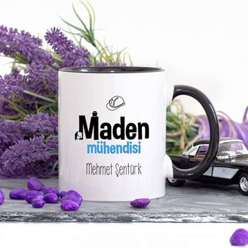 Kişiye Özel Maden Mühendisi Kupa Bardak