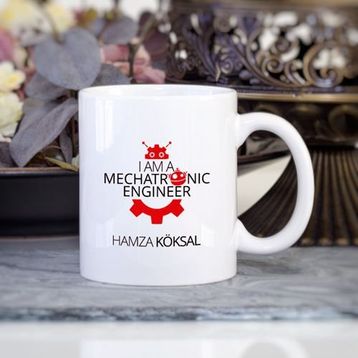 Kişiye Özel Mekatronik Mühendisi Kupa Bardak